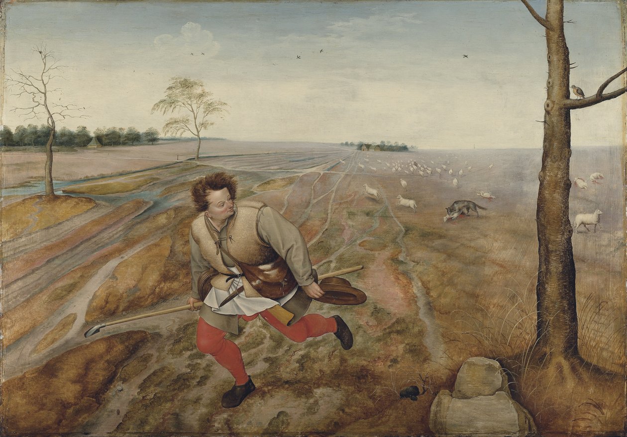 Den dårlige hyrden av Pieter Brueghel the Younger