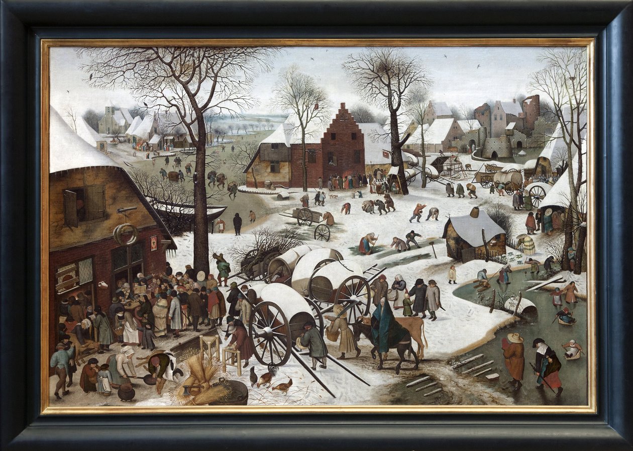 Folketellingen i Betlehem av Pieter Brueghel the Younger
