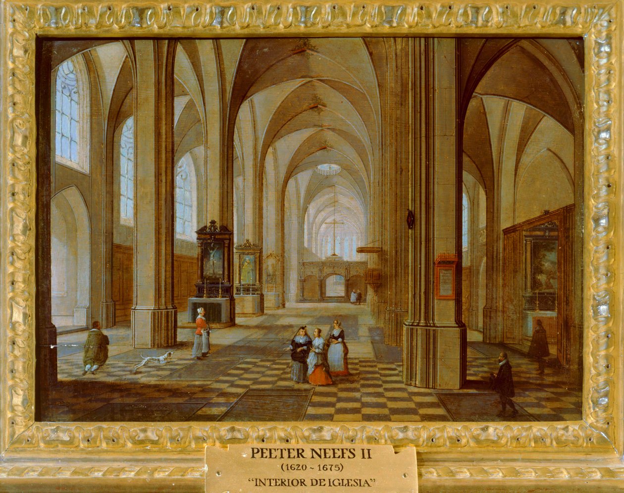 Interiøret i en kirke av Pieter the Younger Neefs