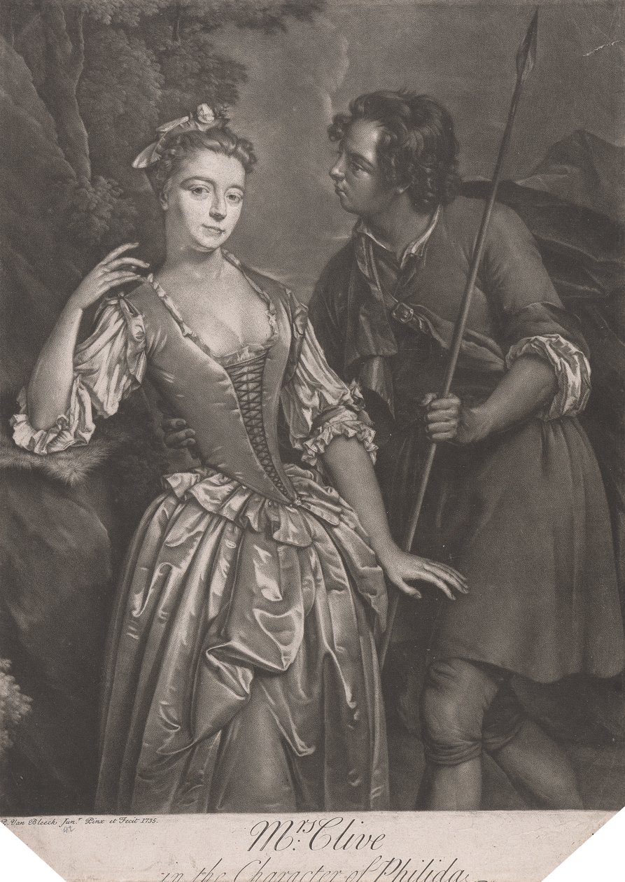 Mrs Clive i karakteren til Philida av Pieter van Bleeck
