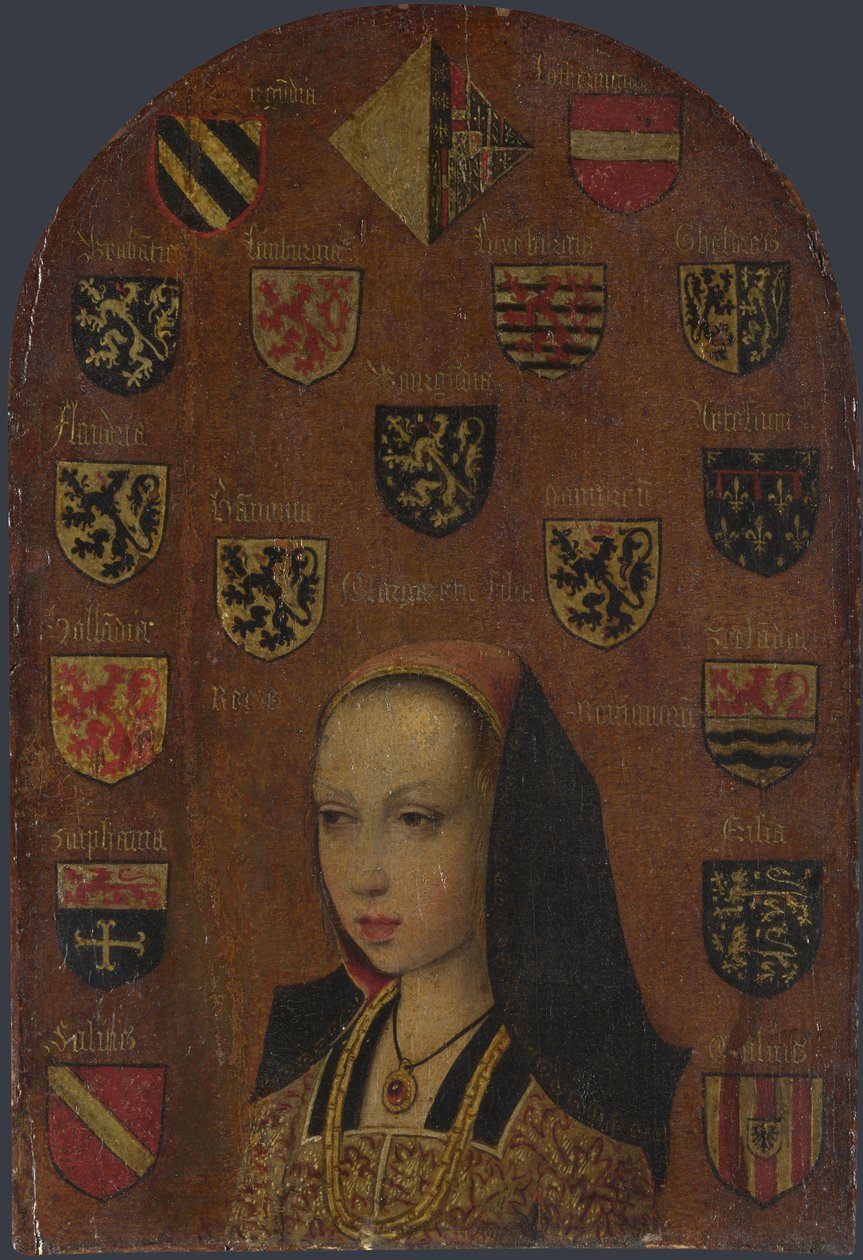 Margaret av Østerrike 1480-1530, ca. 1495 av Pieter van Coninxloo