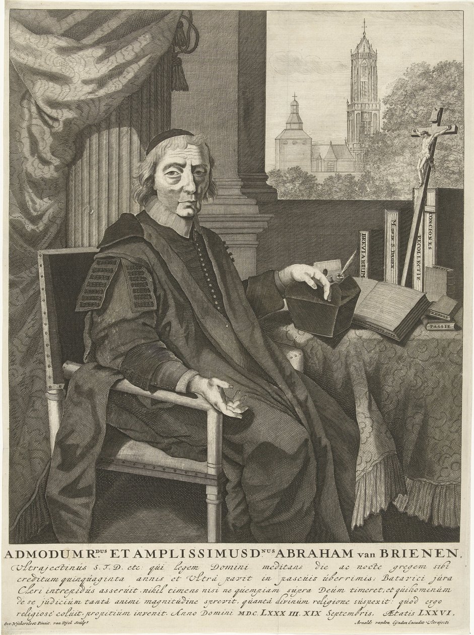 Portrett av pastor Abraham van Brienen av Pieter van Dijck