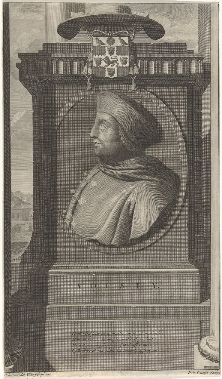 Portrett av kardinal Wolsey av Pieter van Gunst