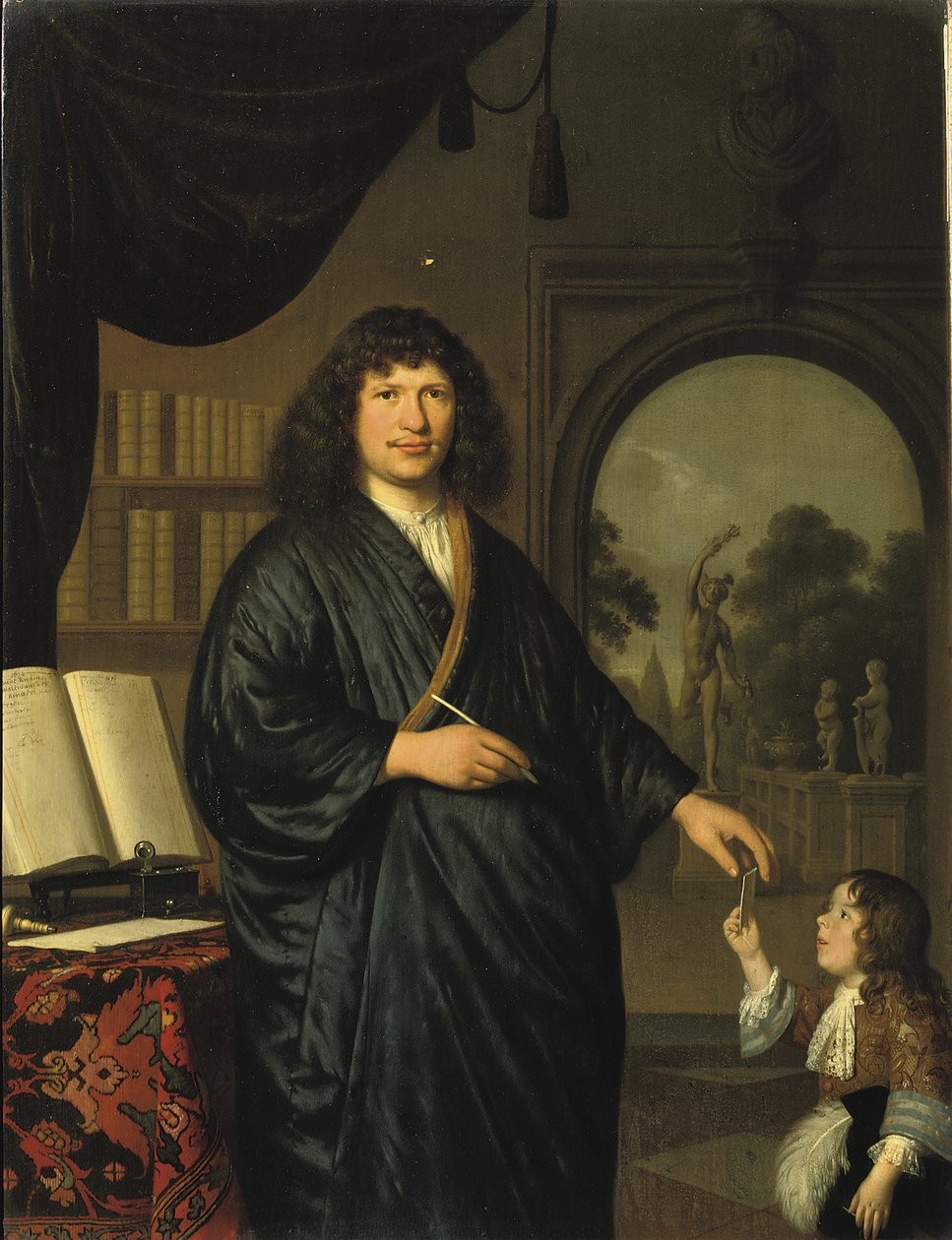 Portrett av en gentleman av Pieter van Slingelandt