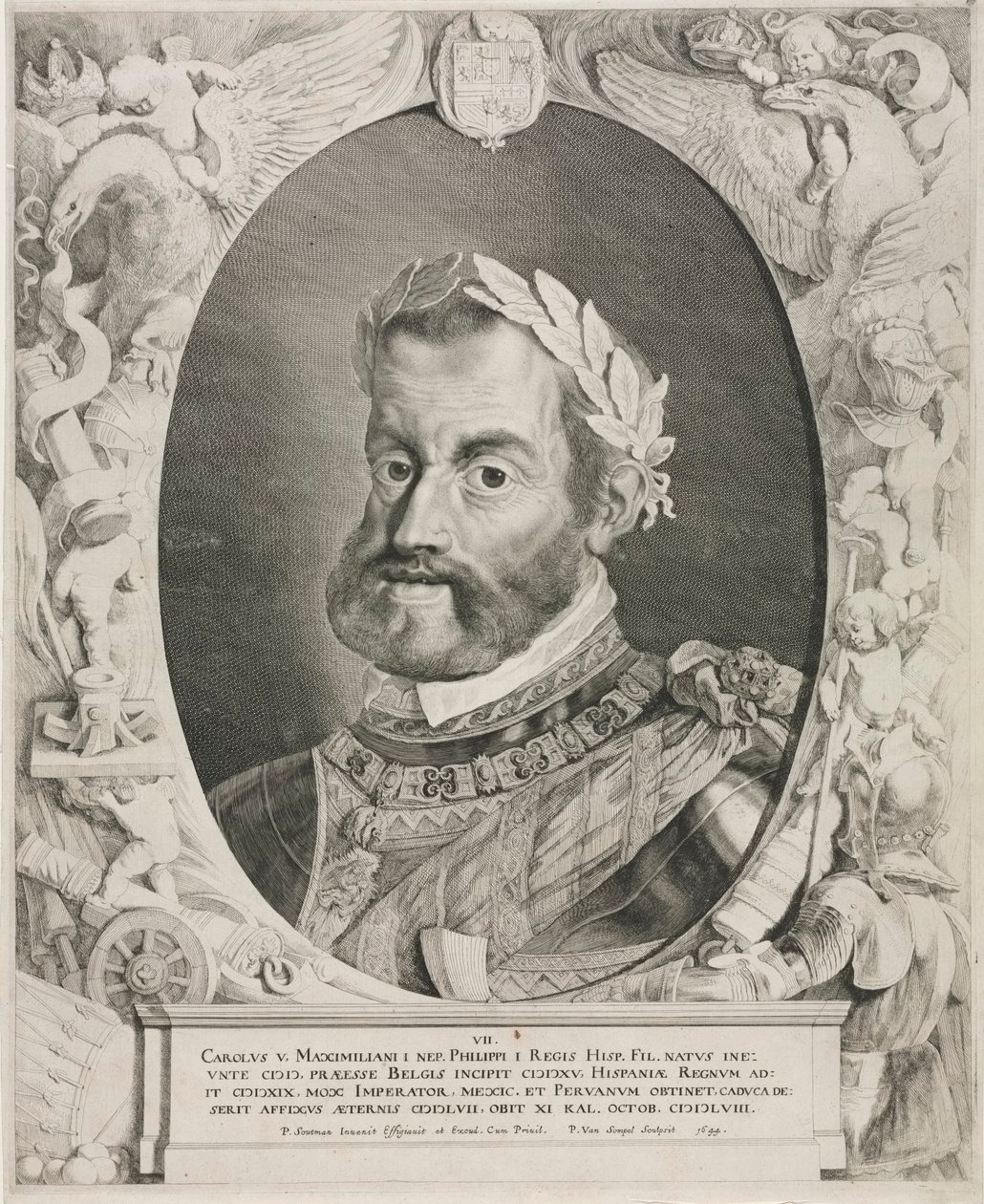 Portrett av keiser Charles V, 1644. av Pieter van Sompel