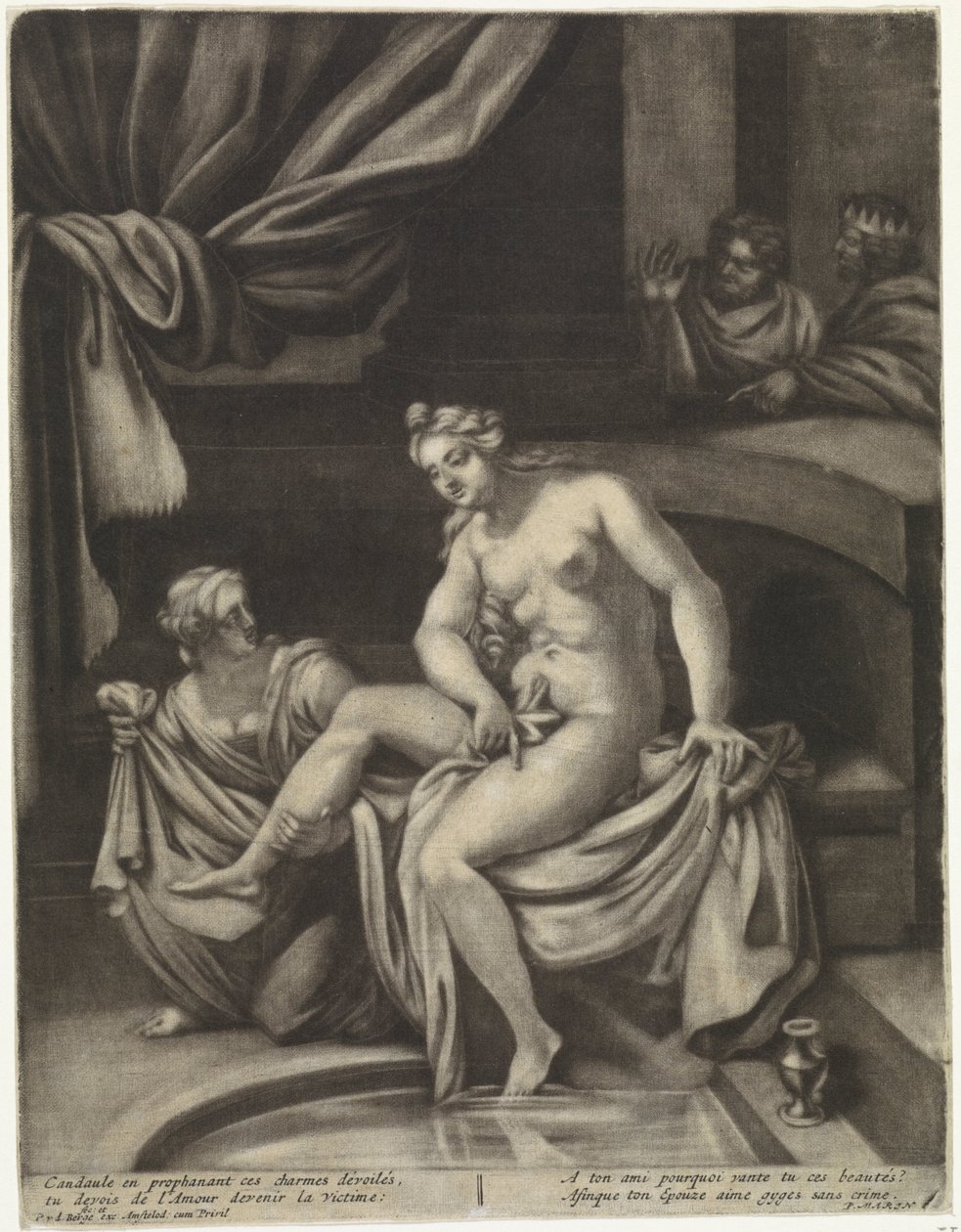 David og Batseba av Pieter van den Berge
