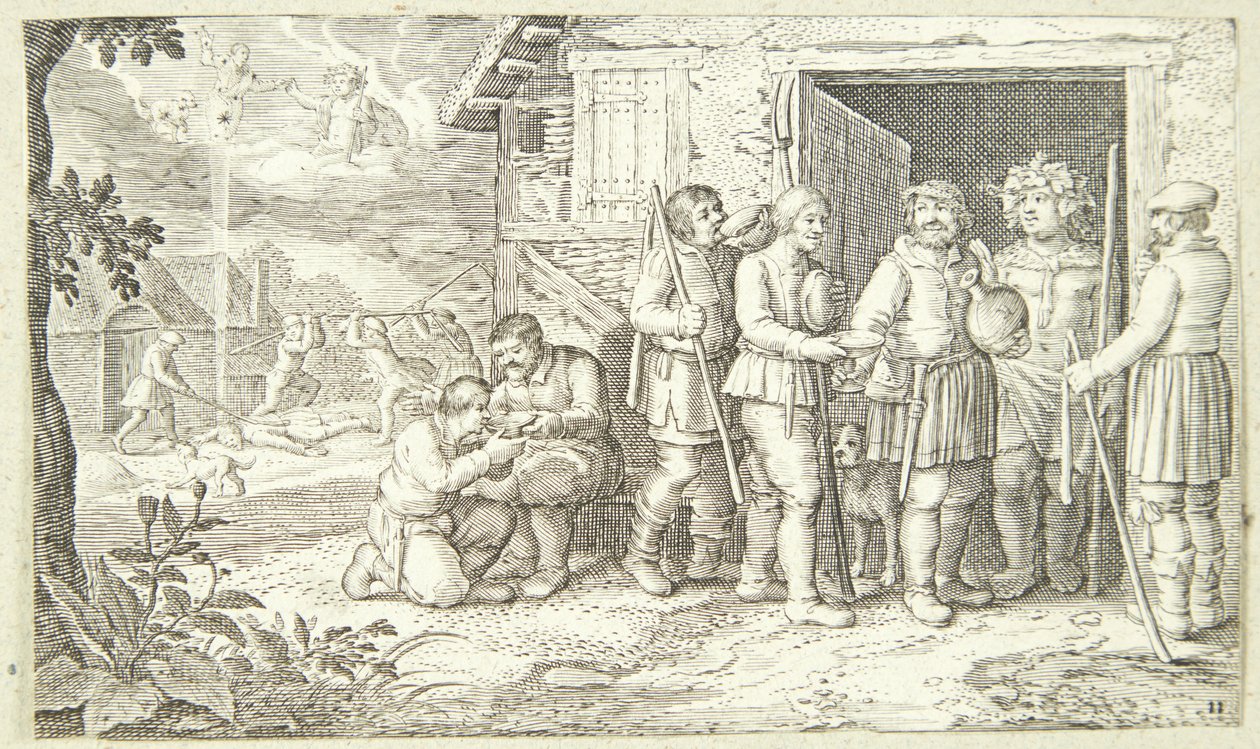 Jakob og den flekkete kua av Pieter van der Borcht