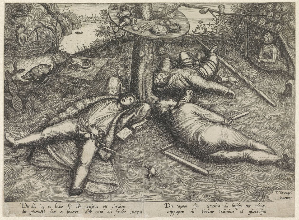 dovendyr av Pieter van der Heyden (attributed to)