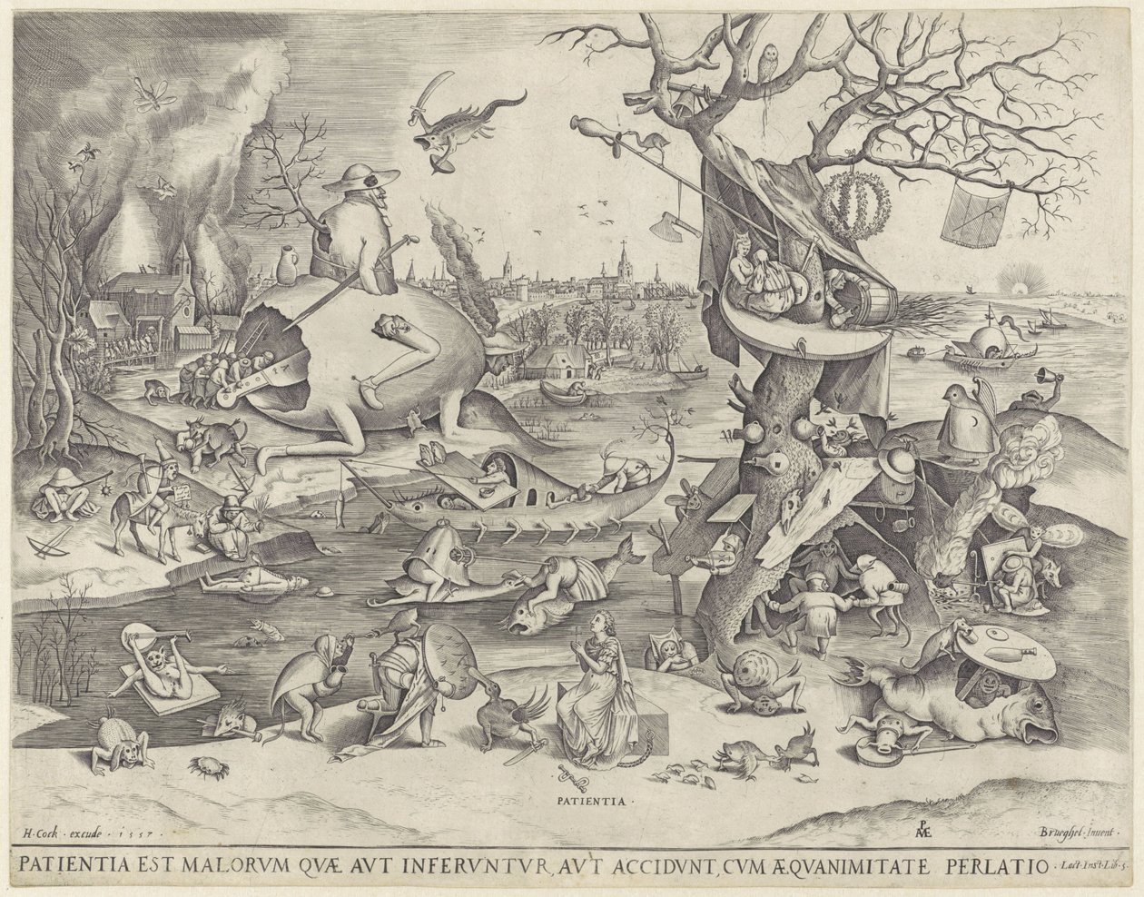 Geduld Tålmodighet (tittel på objekt) av Pieter van der Heyden