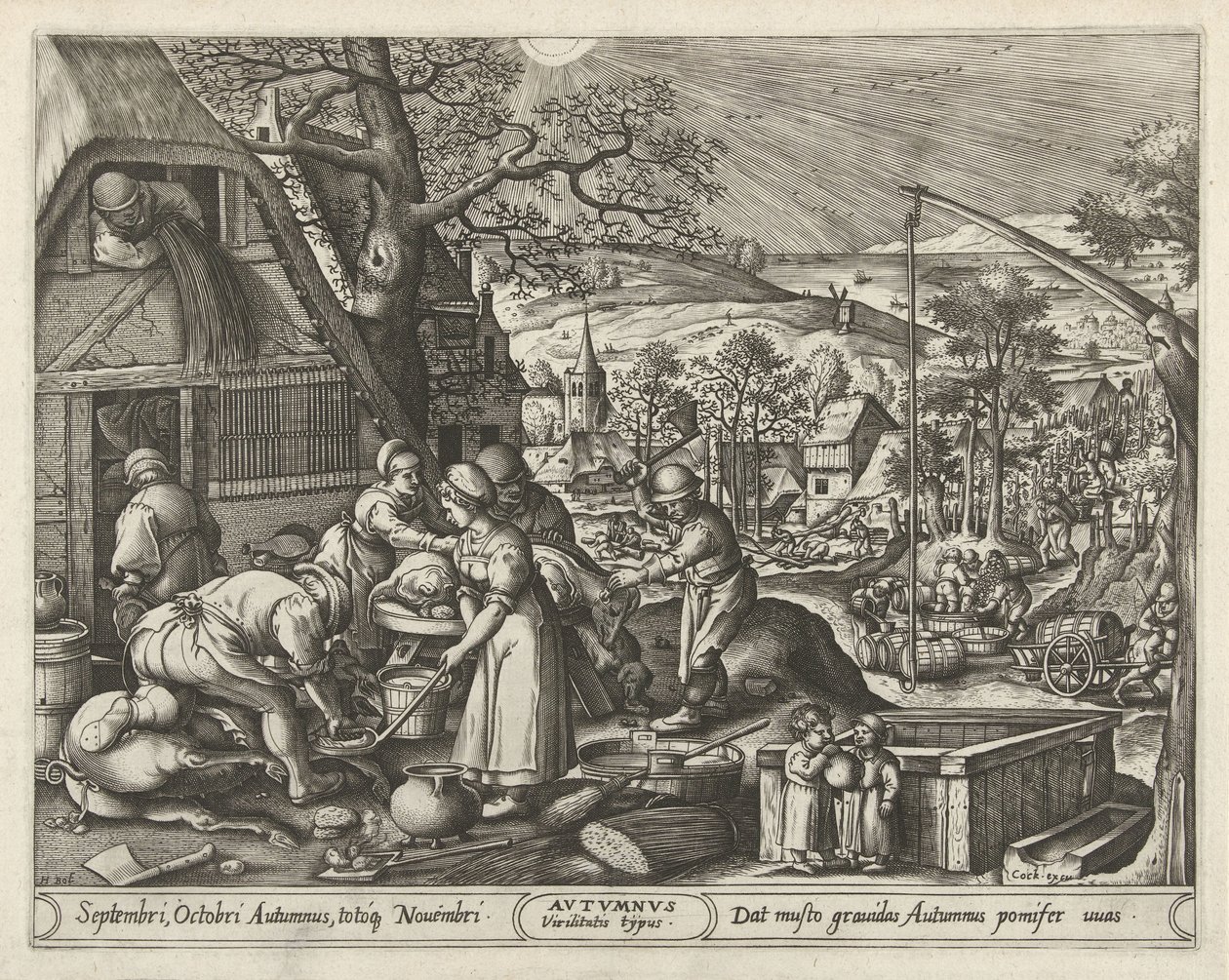 Høst Høst (tittel på objekt) The Four Seasons (serietittel) av Pieter van der Heyden