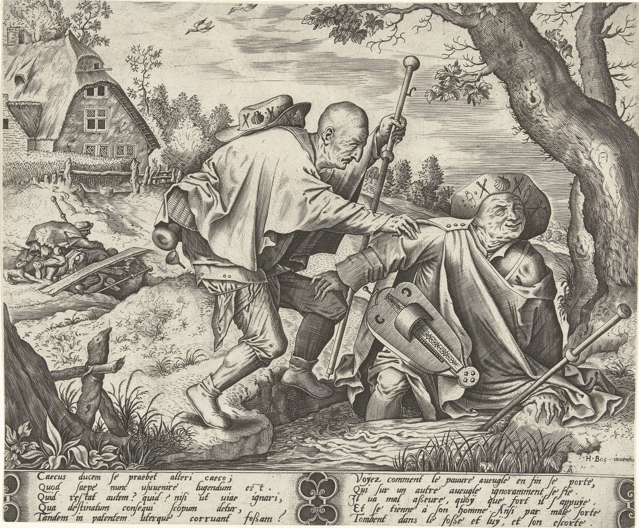 Lignelsen om de to blinde av Pieter van der Heyden