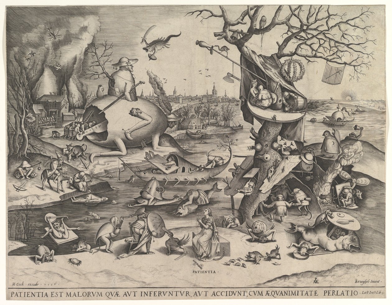 Patience Patience, 1557 av Pieter van der Heyden