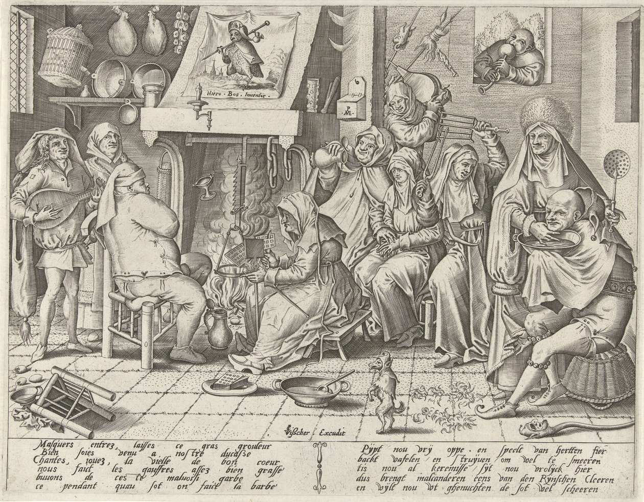 fastelavn av Pieter van der Heyden