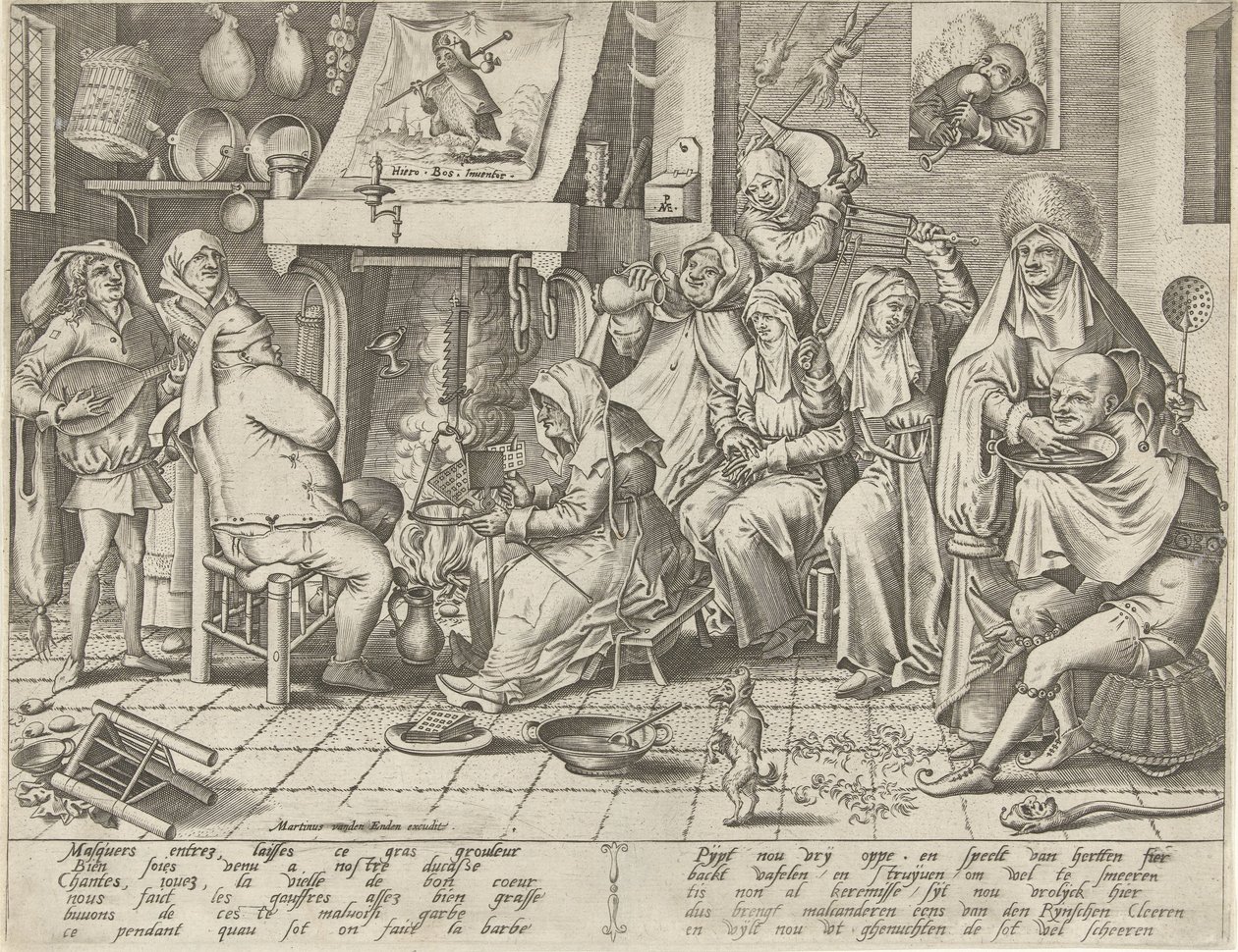 fastelavn av Pieter van der Heyden
