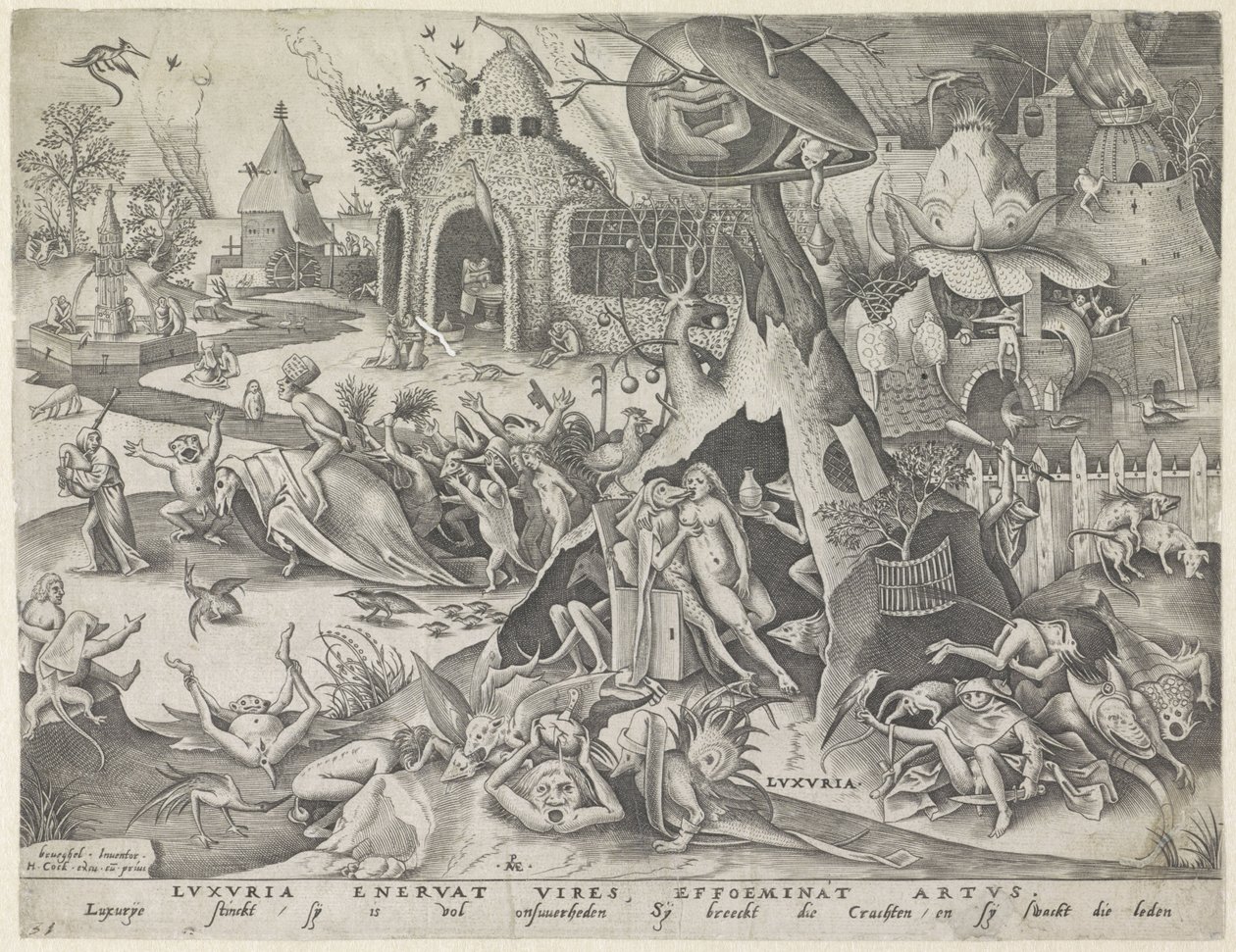 begjær Luxuria (tittel på objekt) The Seven Deadly Sins (serietittel) av Pieter van der Heyden