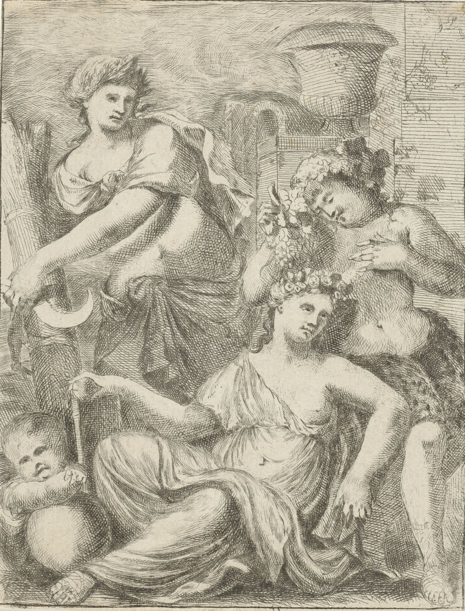 Ceres, Bacchus og Venus av Pieter van der Plas (II)