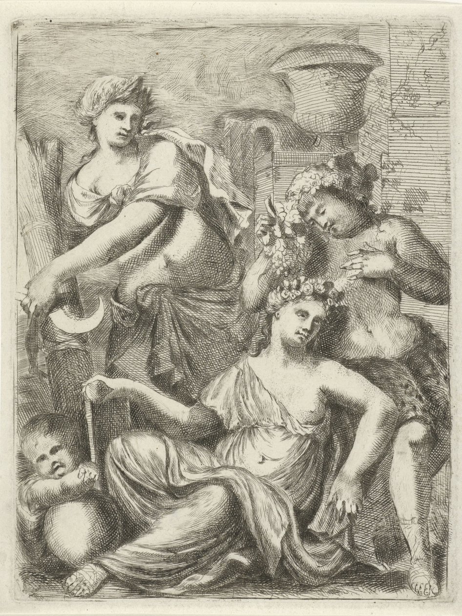 Ceres, Bacchus og Venus av Pieter van der Plas (II)