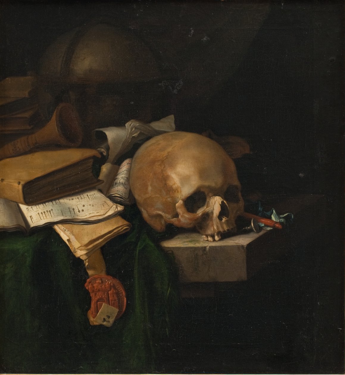 Vanitas stilleben av Pieter van der Willigen