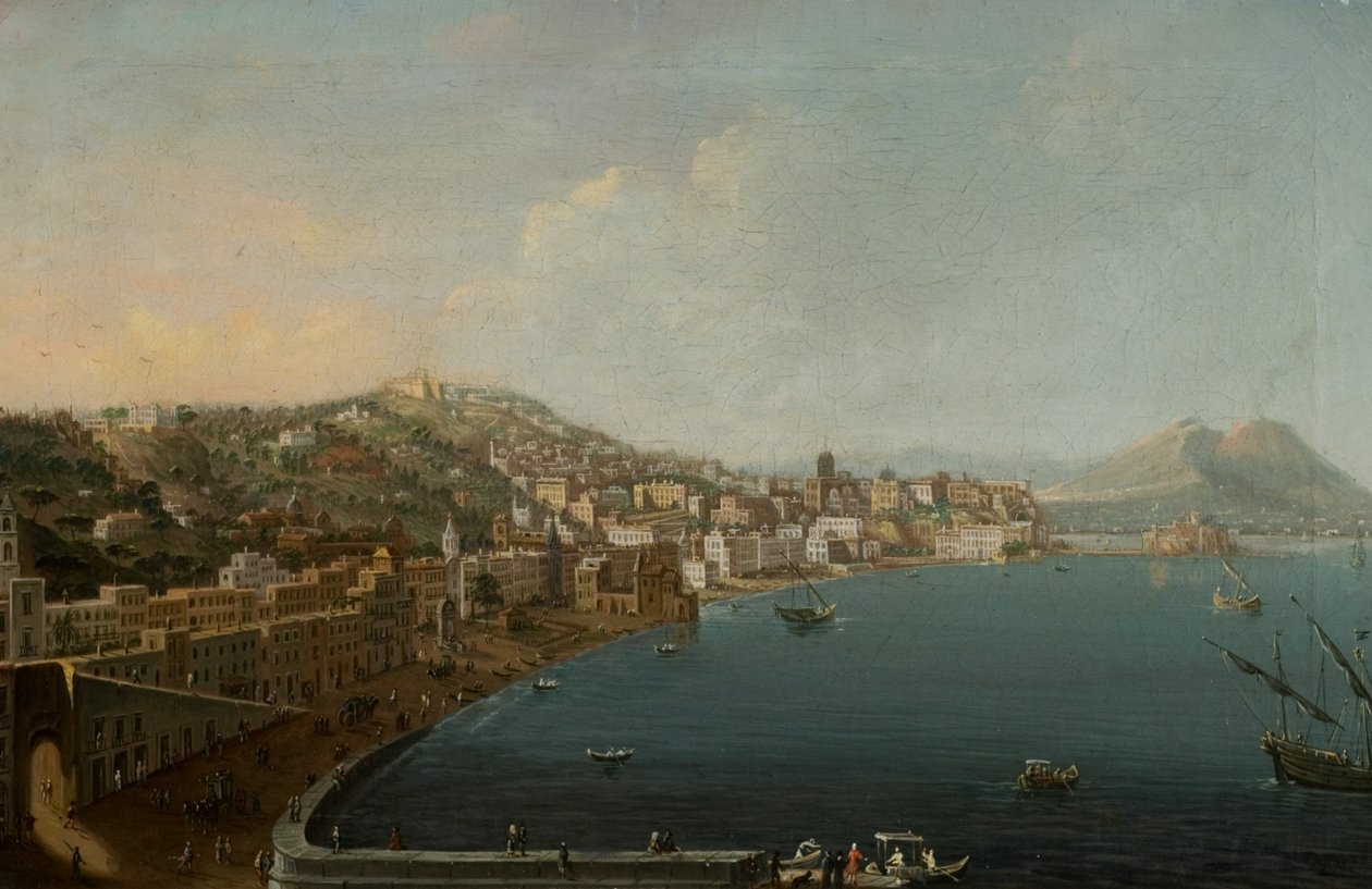 Napoli med Vesuv av Pietro Antoniani