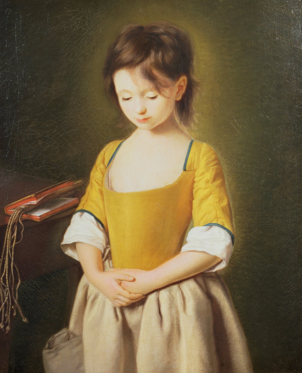 Portrett av en ung jente, La Penitente av Pietro Antonio Rotari