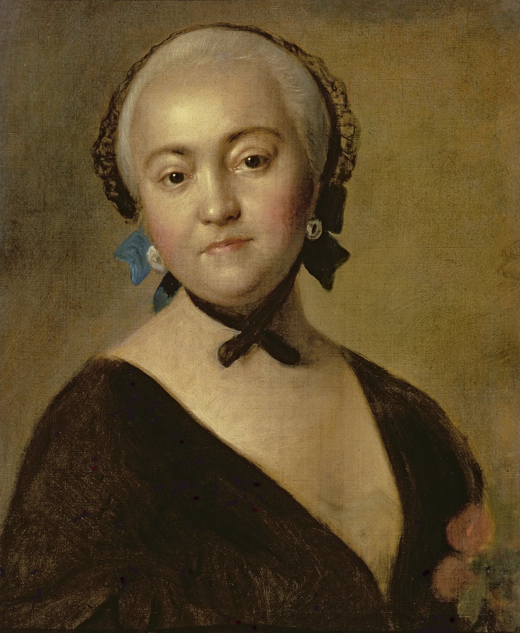Portrett av keiserinne Elizabeth Petrovna (1709-62) 1760 av Pietro Antonio Rotari