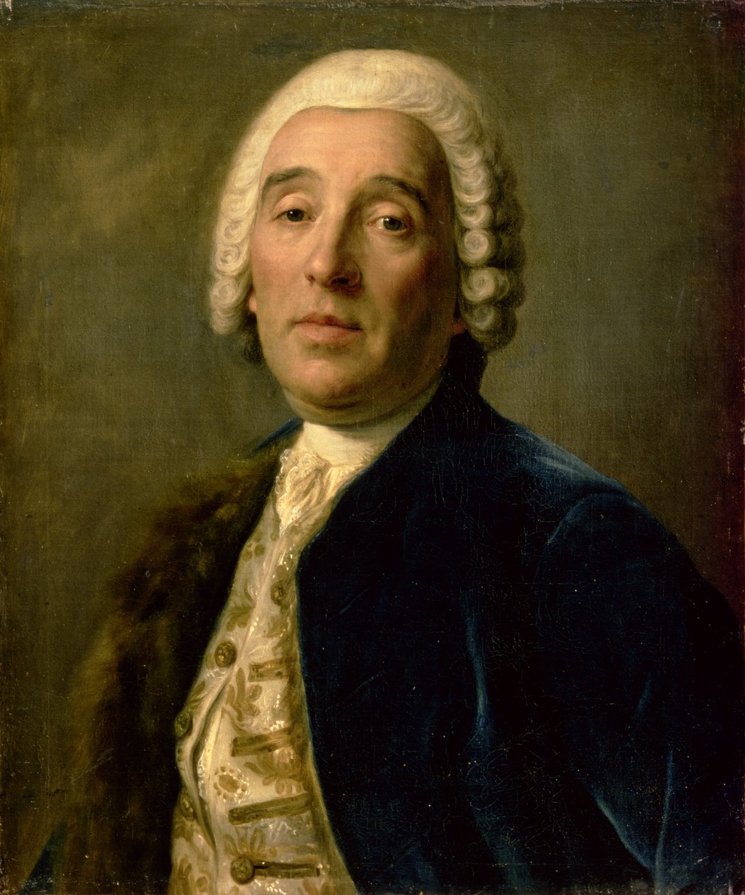 Portrett av arkitekten Bartolomeo Francesco Rastrelli (1700-71) av Pietro Antonio Rotari