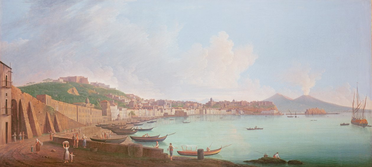Napolibukta, 1700-tallet av Pietro Fabris