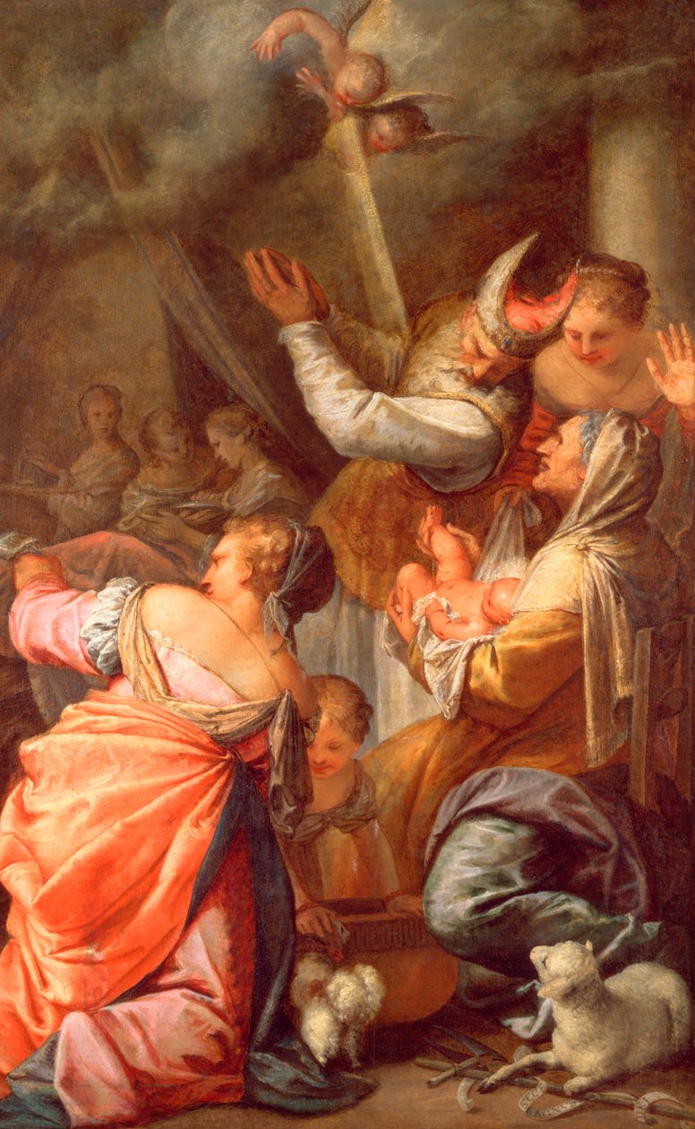 Fødselen til døperen Johannes av Pietro Liberi
