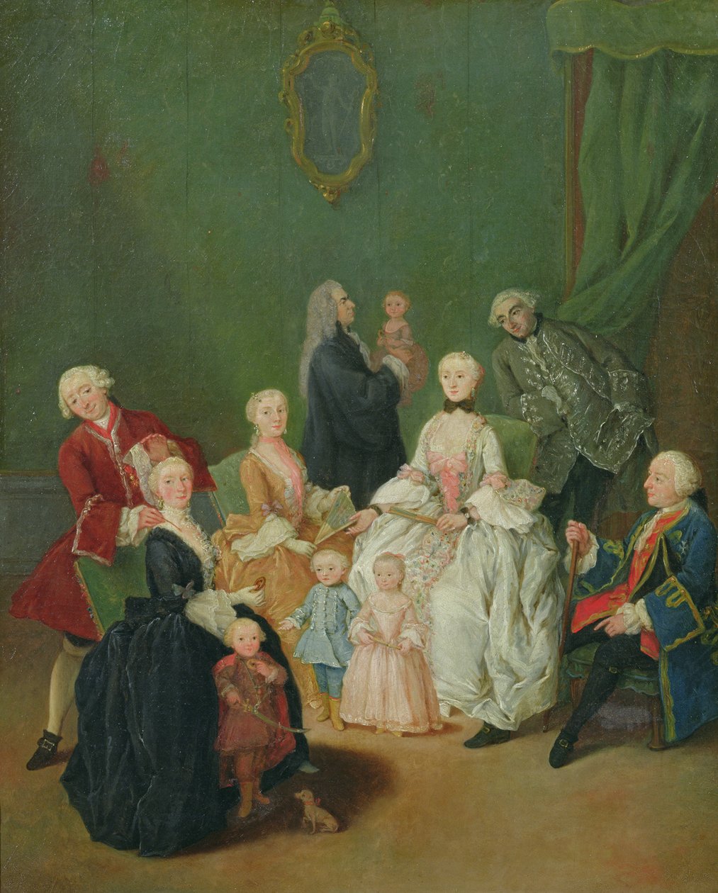 En patrisisk familie, ca. 1752 av Pietro Longhi