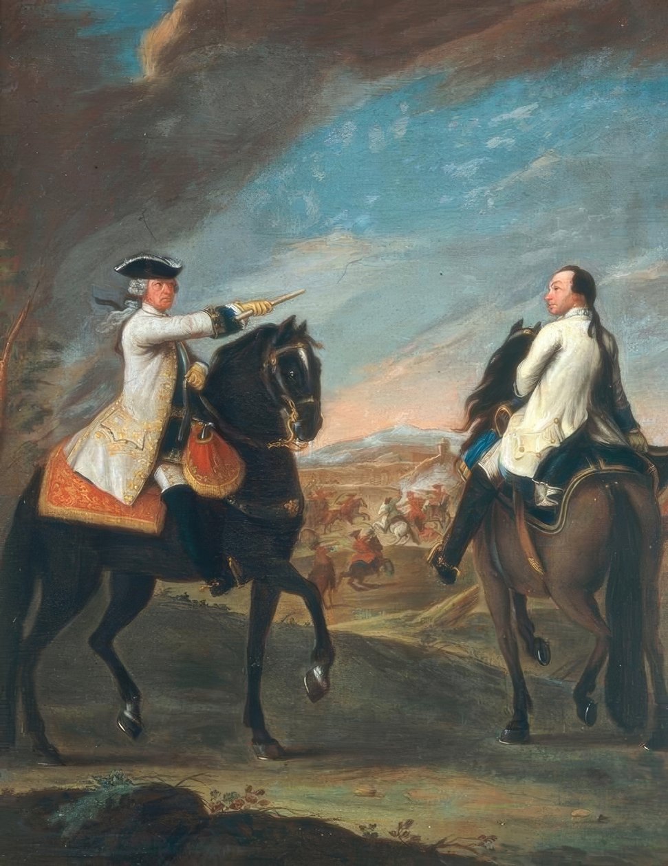 Reiterbildnis des Guglielmo di Monfort av Pietro Longhi