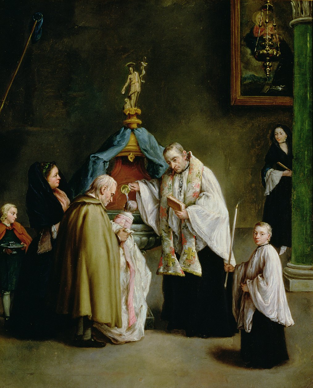 Dåpen av Pietro Longhi