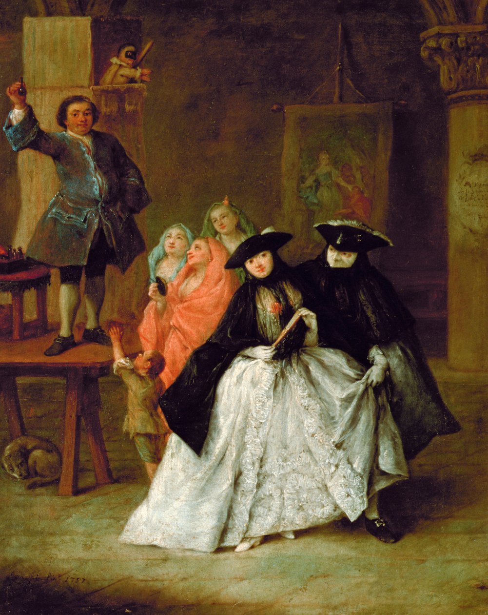 The Charlatan, 1757 av Pietro Longhi