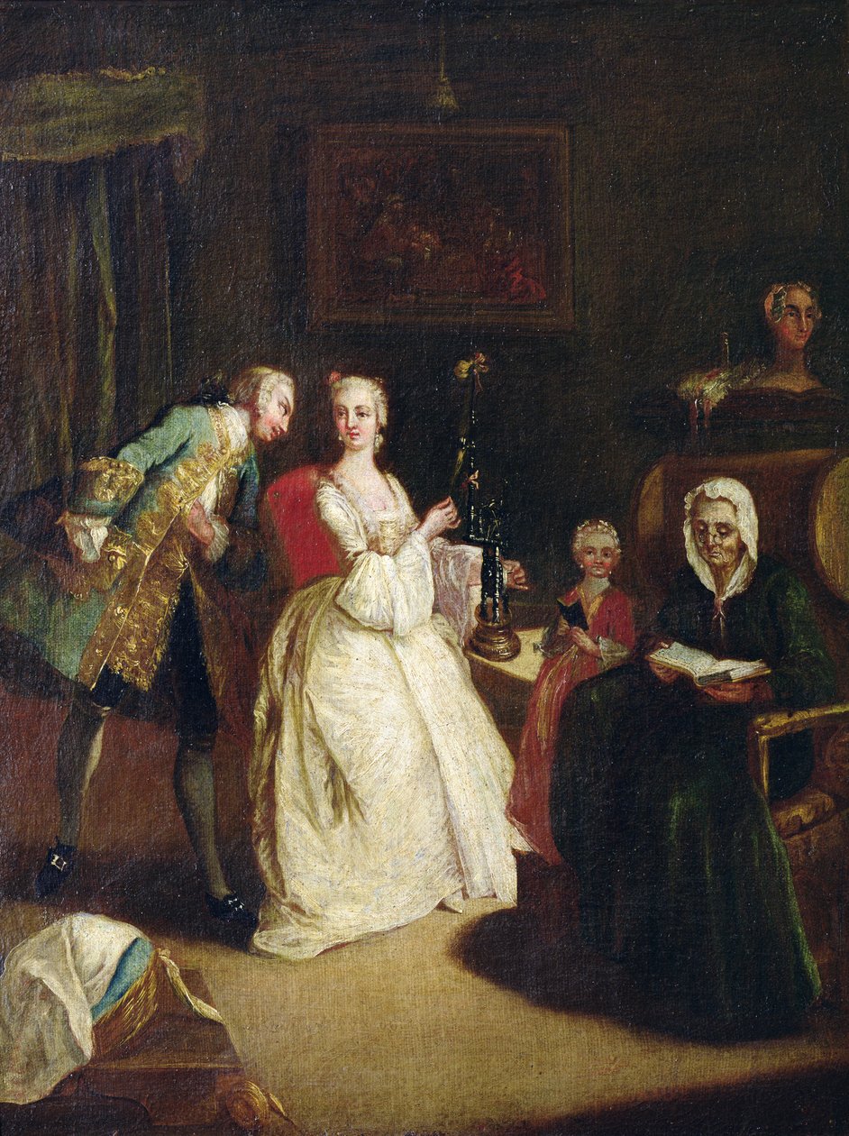 Kjærlighetserklæringen av Pietro Longhi