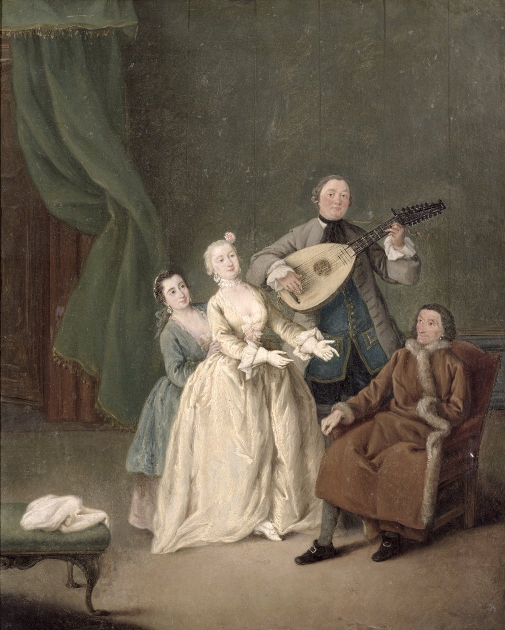 Familiekonserten, ca.1750 av Pietro Longhi