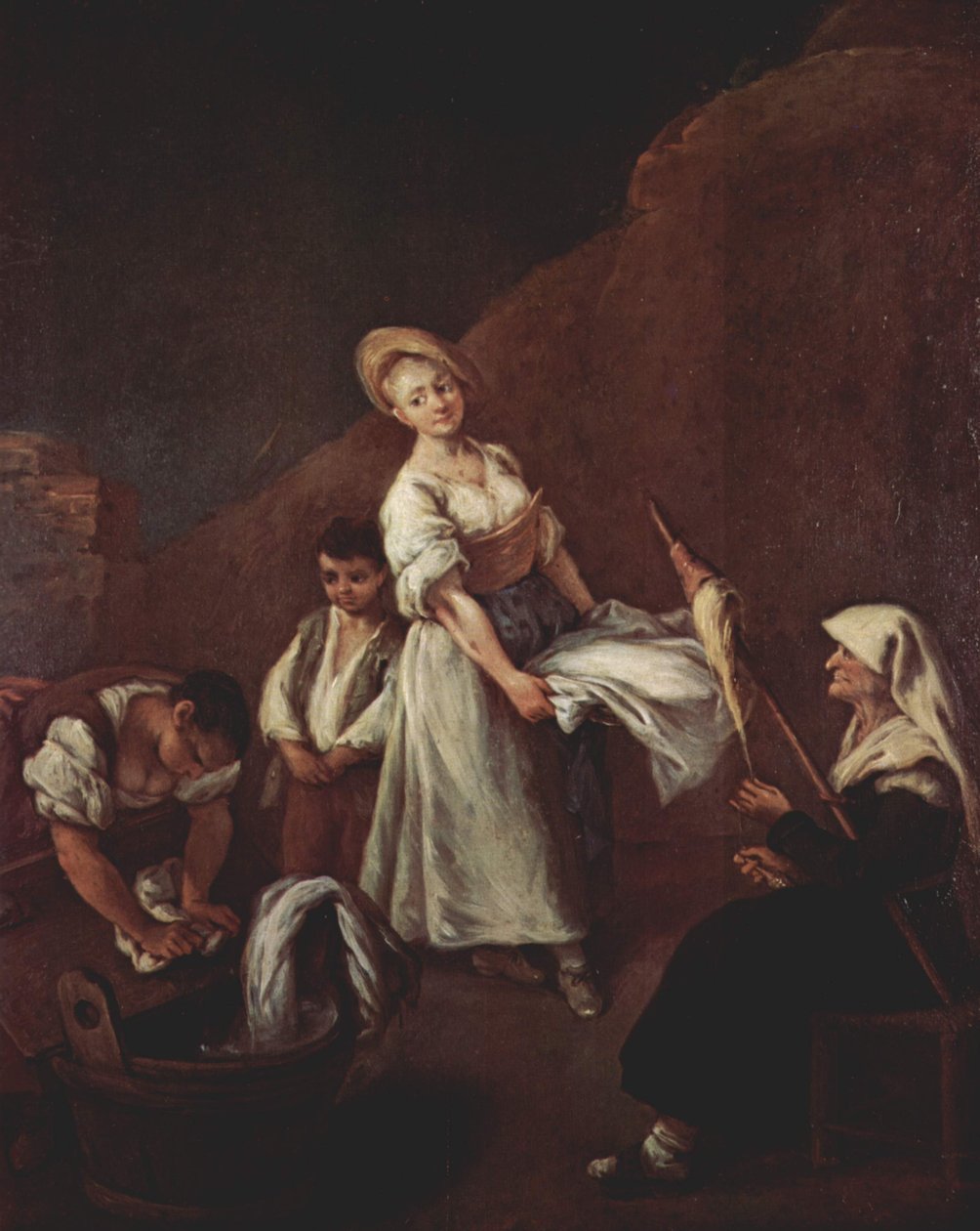 Vaskemaskinene av Pietro Longhi