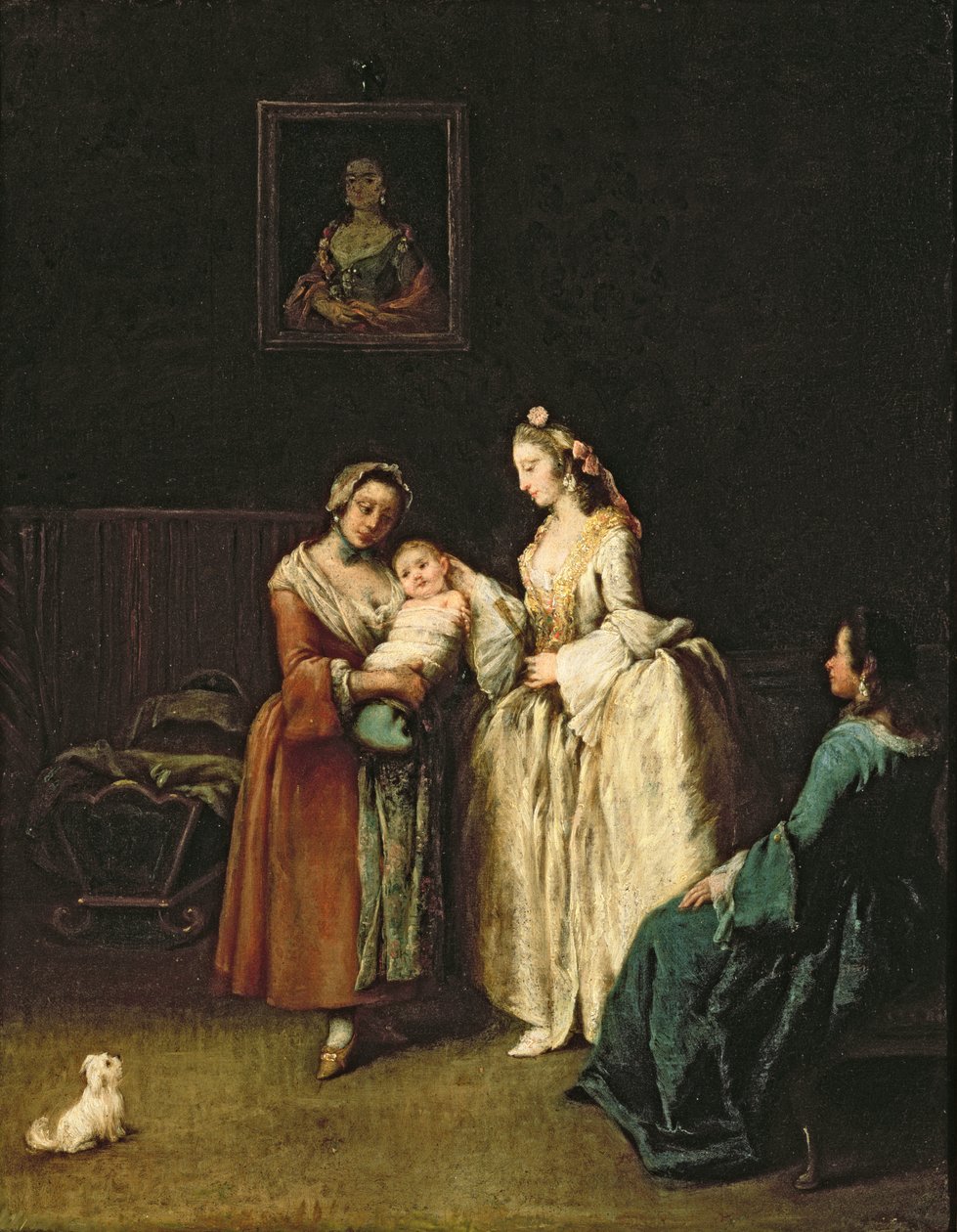 Våtsykepleieren av Pietro Longhi