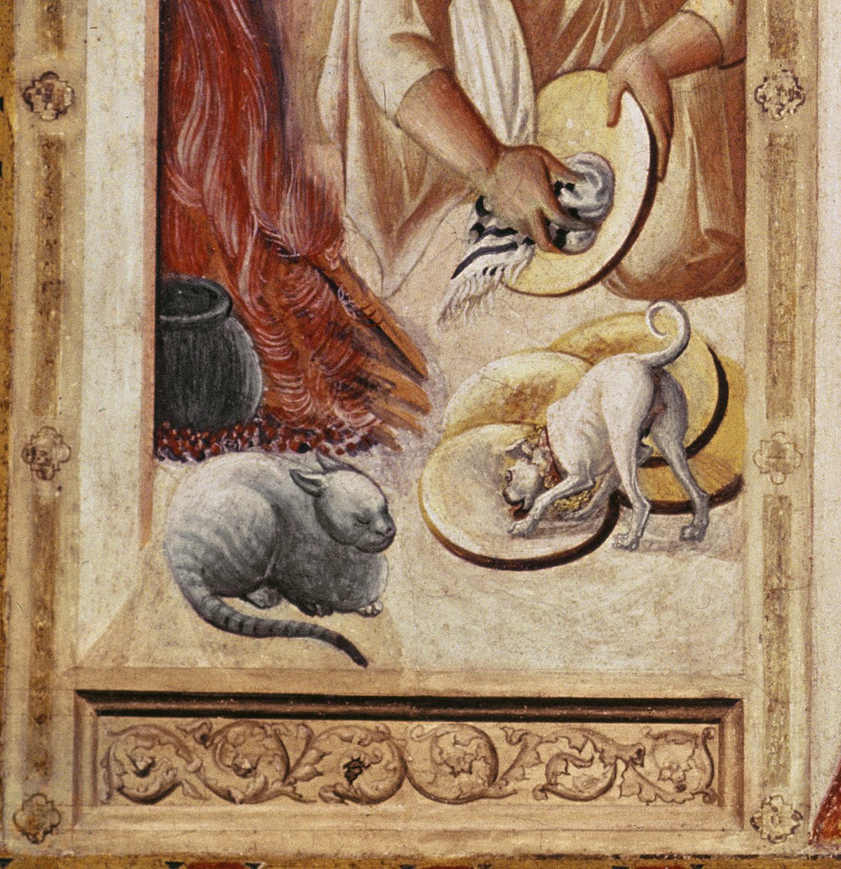 Nattverden (detalj av 182061) av Pietro Lorenzetti