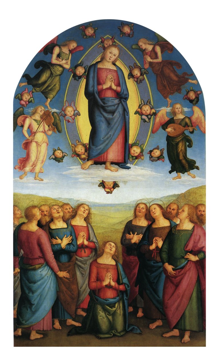 Antagelse av Maria av Pietro Perugino