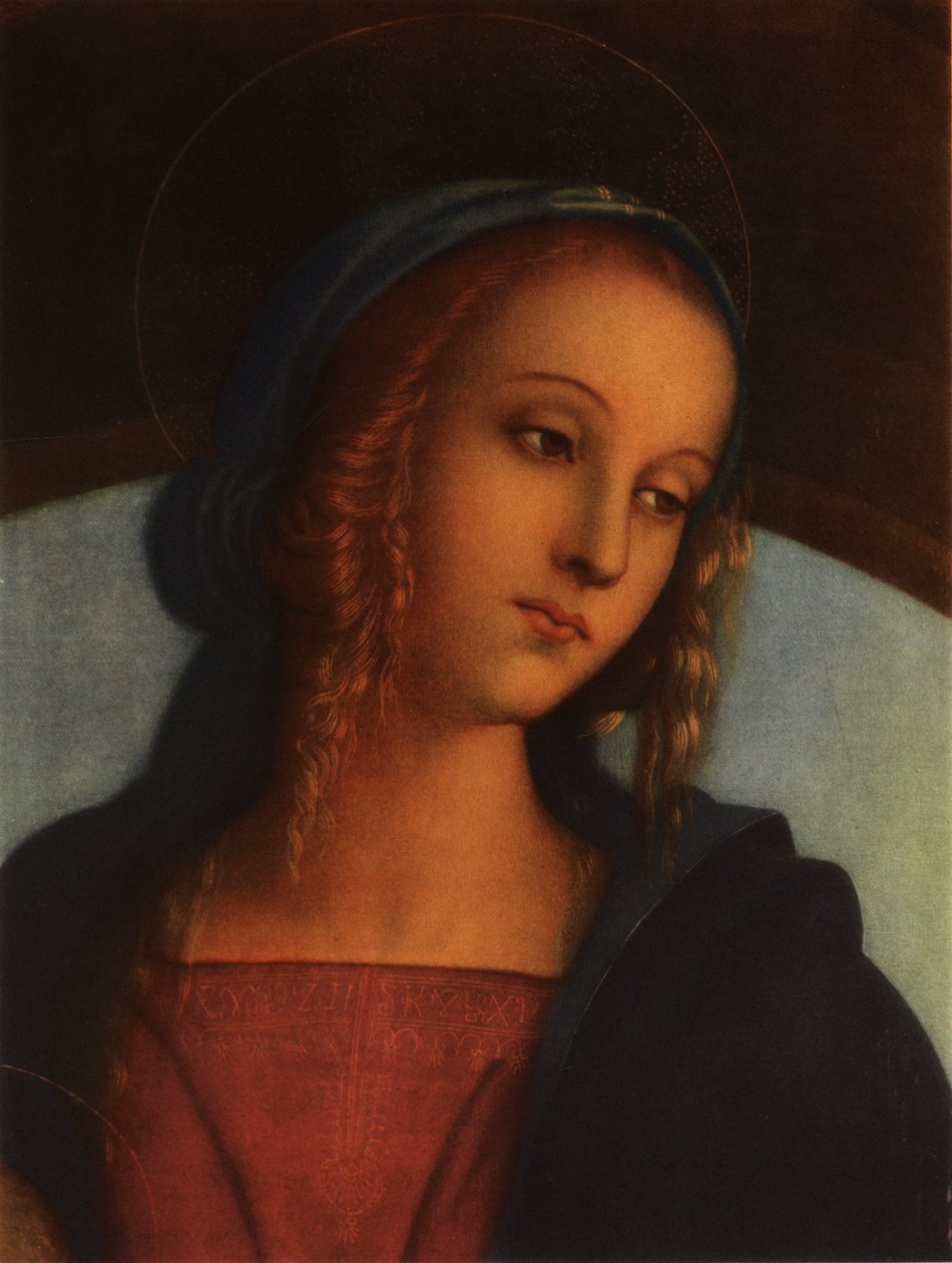 Madonna von Pietro Perugino (1446-1523) av Pietro Perugino