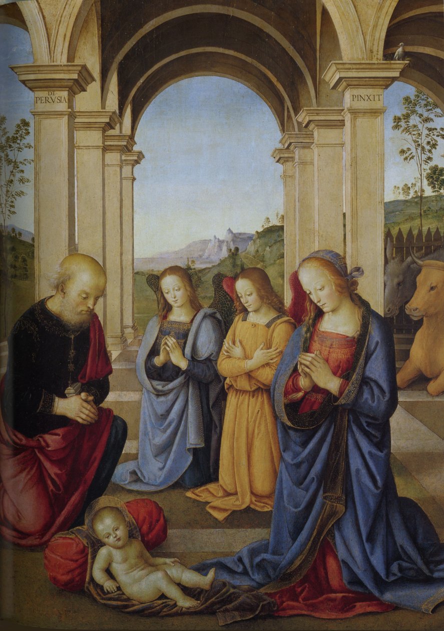 Albani Torlonia Polyptych. av Pietro Perugino