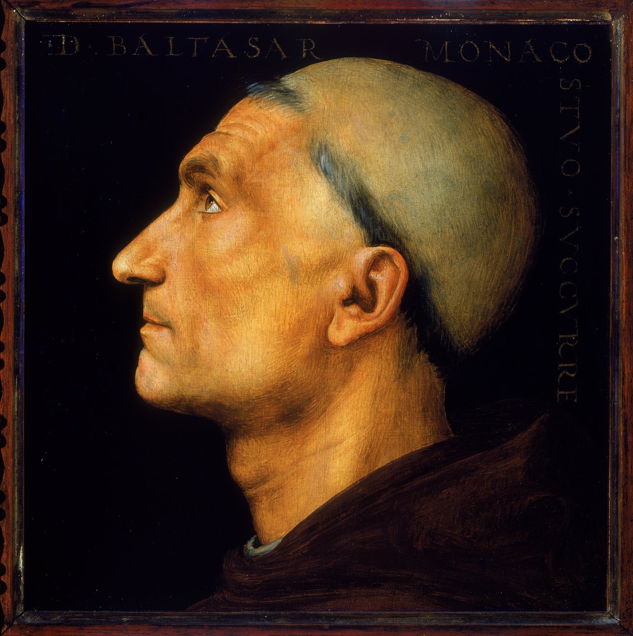 Portrett av Baldassare, Vallombrosano-munken av Pietro Perugino