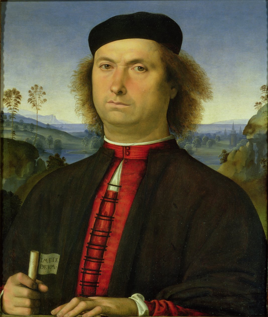 Portrett av Francesco delle Opere, 1494 av Pietro Perugino