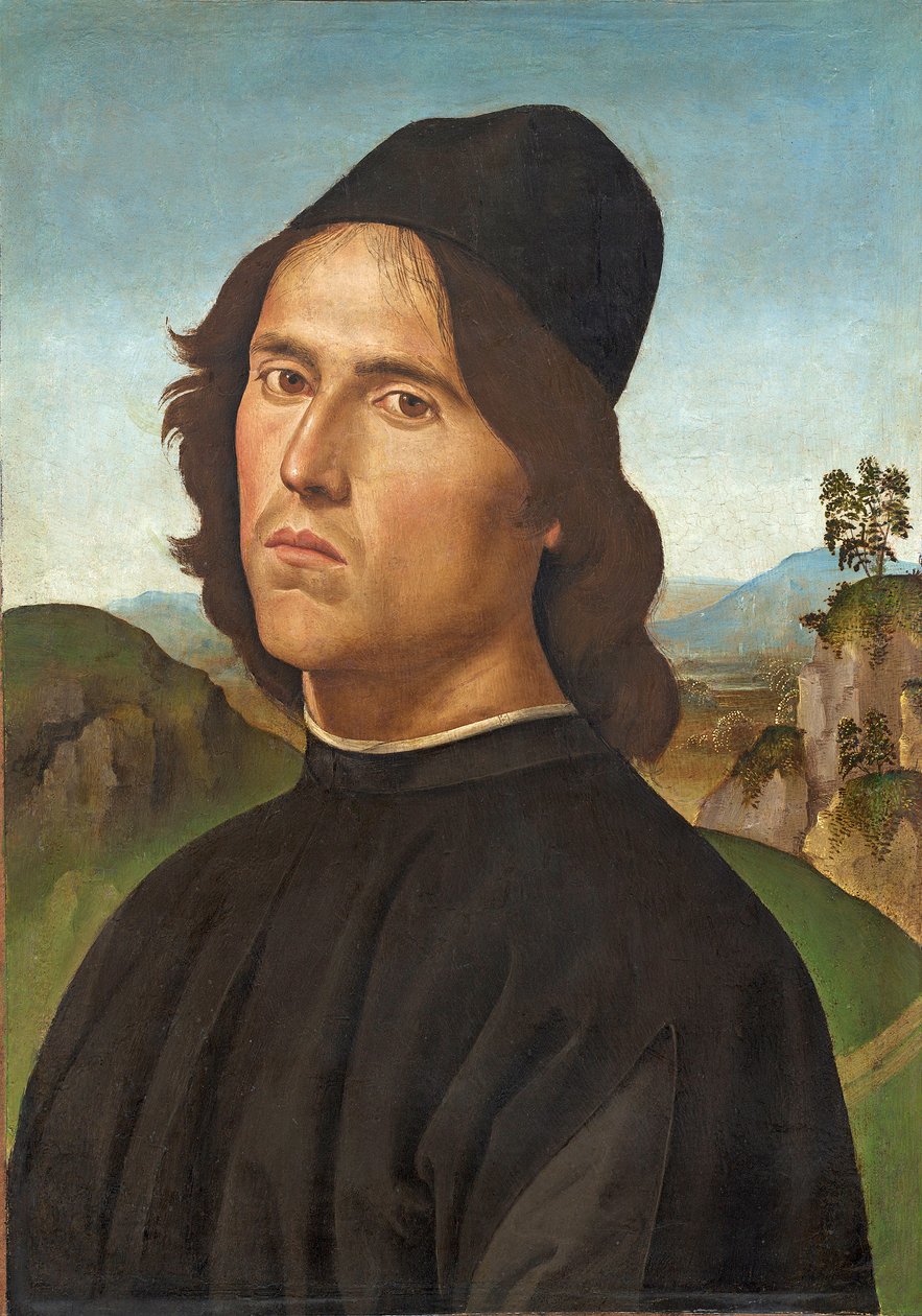 Portrett av Lorenzo di Credi, 1488 av Pietro Perugino