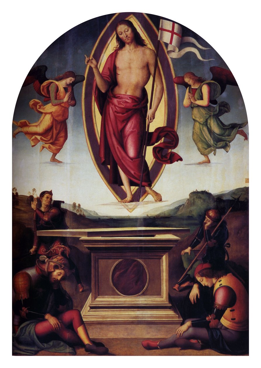 oppstandelse av Pietro Perugino