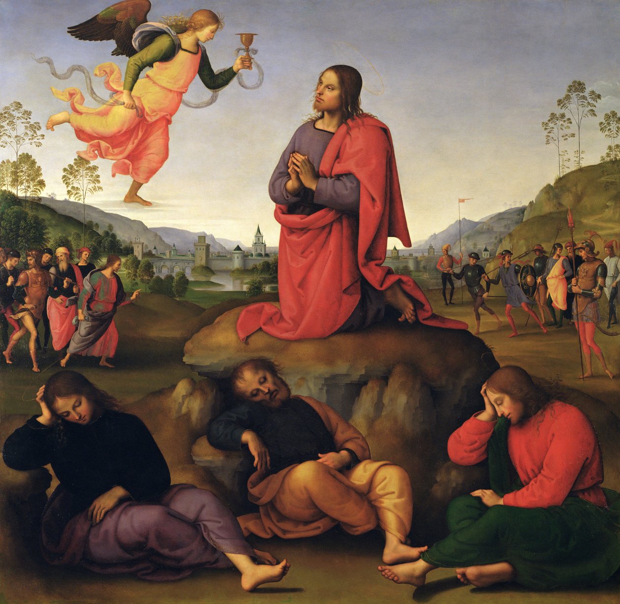 Kvalen i hagen, 1492 av Pietro Perugino