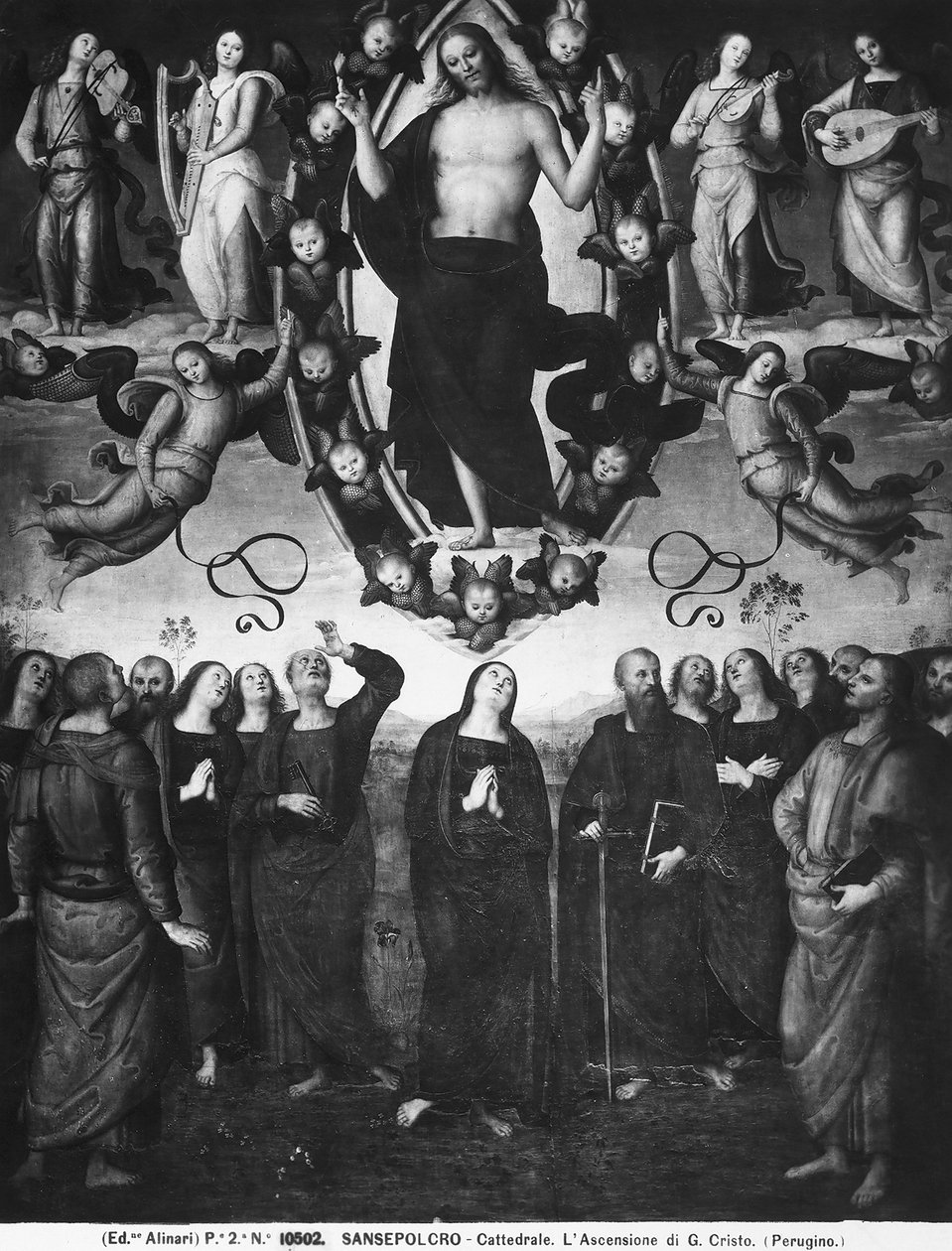 Kristi himmelfart av Pietro Perugino