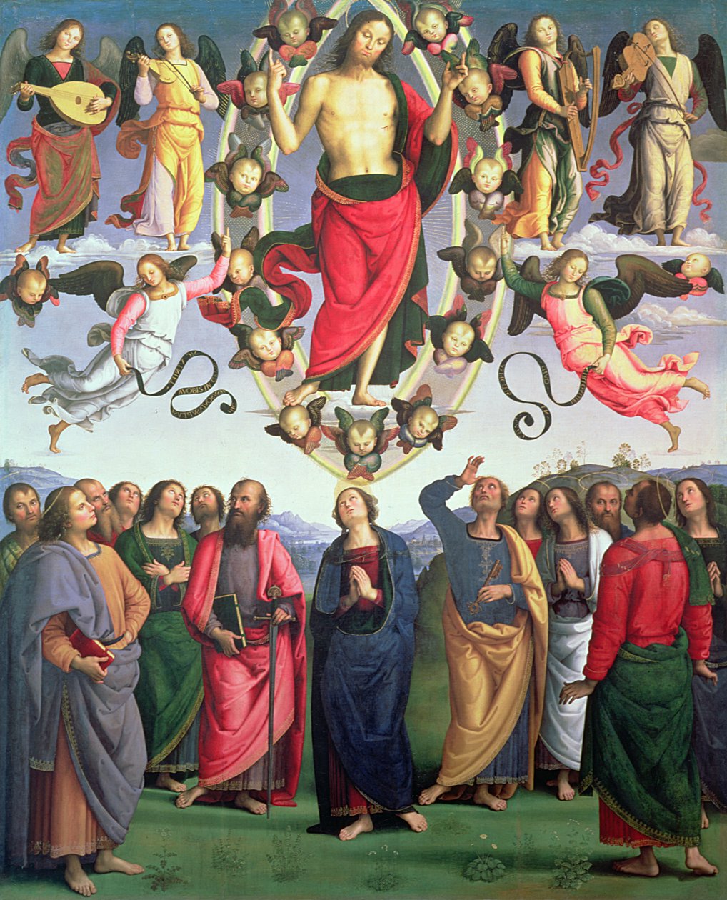Kristi himmelfart, 1495-98 av Pietro Perugino