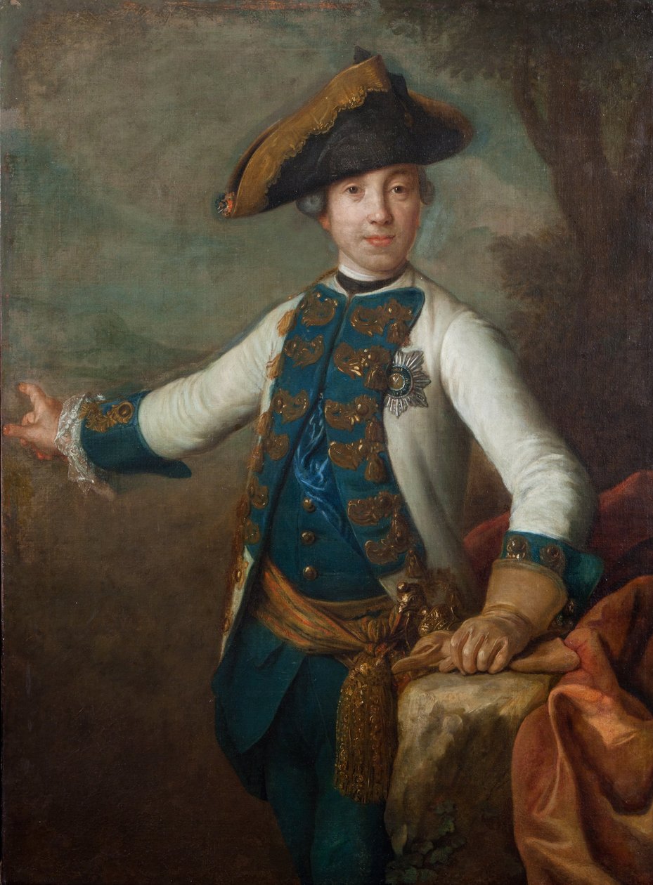 Portrett av storhertug Peter Fedorovich (senere Peter III av Russland) av Pietro Antonio Rotari