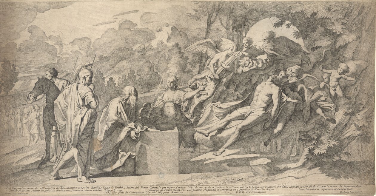 Basilides profeti av Pietro Testa