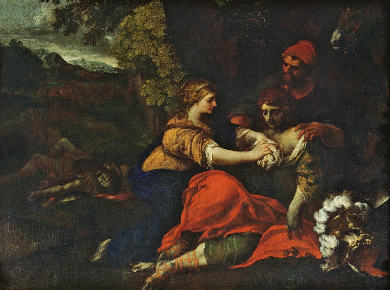 Tancred og Erminia, ca. 1640-45 av Pietro da Cortona